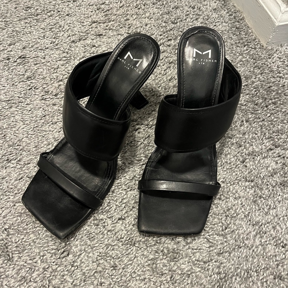 Marc Fisher Black Sandals